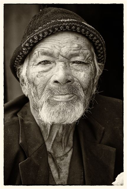 Old man in Kathmandu